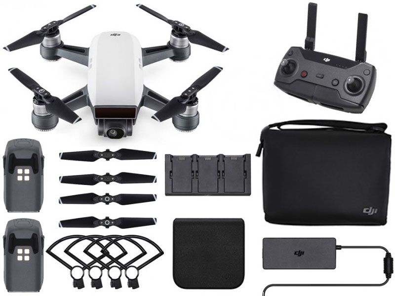 Drone Dji Spark Fly More Combo - Tecno Drones - A Mais Completa