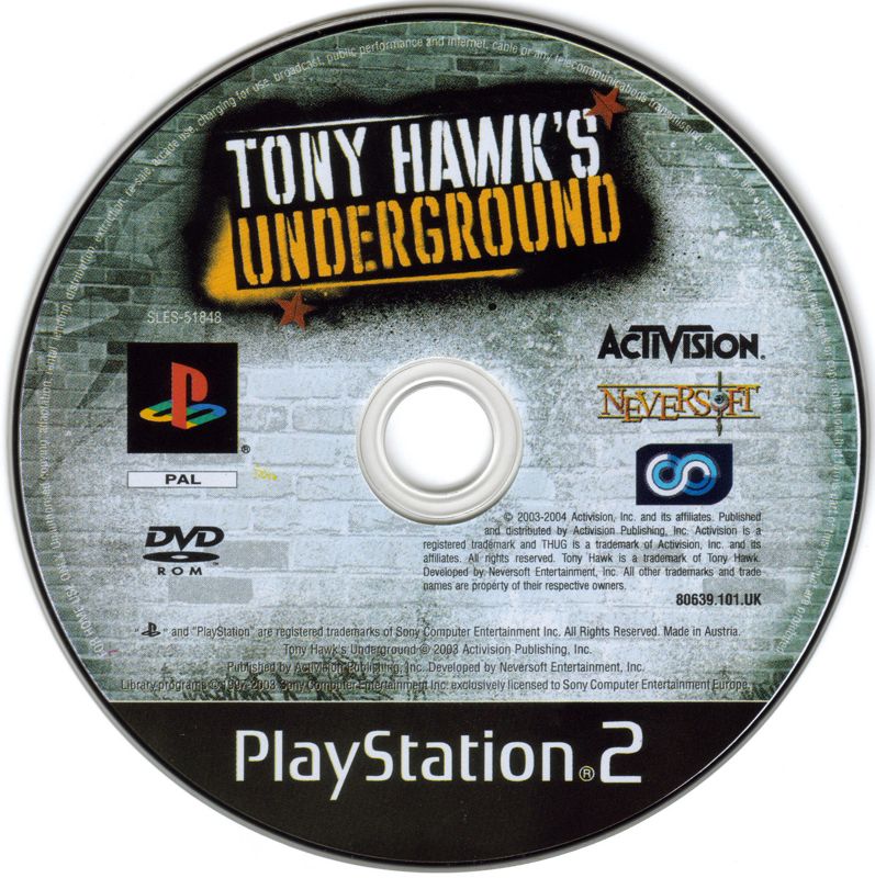 Tony Hawks Underground 2 para PS2 - Seminovo