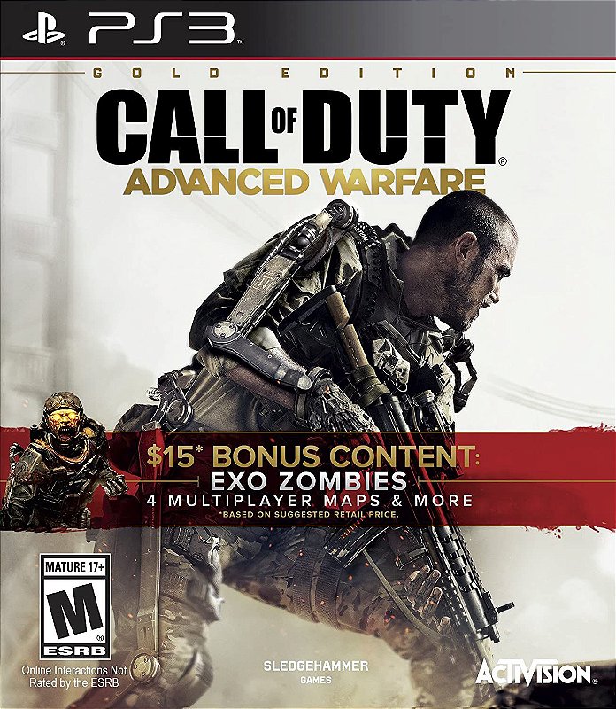 Jogo Call Of Duty Advanced Warfare Gold Edition Ps3 Original