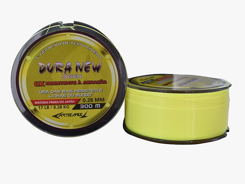 LINHA DURANEW YELLOW 300 MTS - Loja de pesca on line: Fish Company