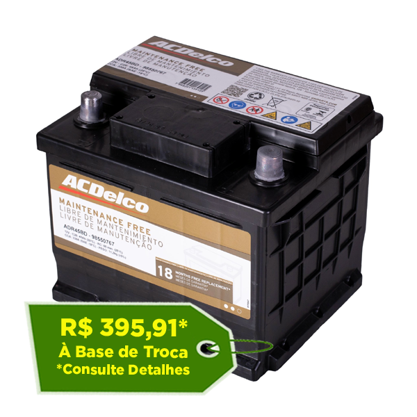 Bateria ACDelco 45Ah - ADR45BD - Reis Baterias - Bateria de Carro ...