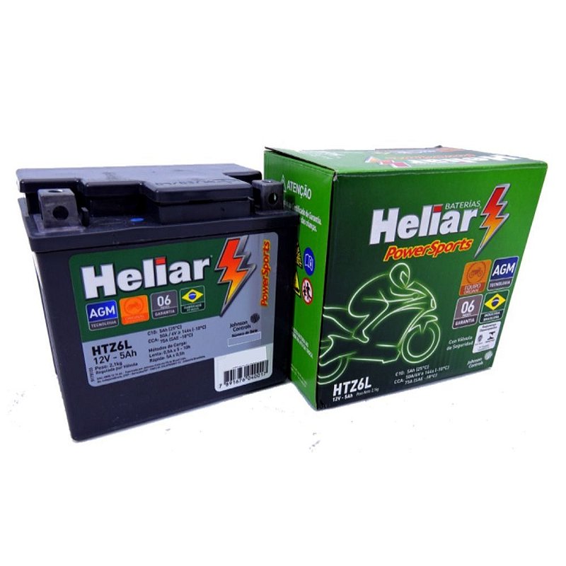 Bateria Heliar Moto 5Ah - Reis Baterias - Bateria de Moto - Yamaha - Reis  Baterias: Pague em 10X SEM JUROS