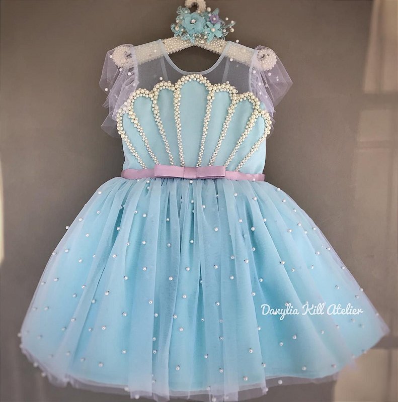 Vestido estilo cheap sereia infantil