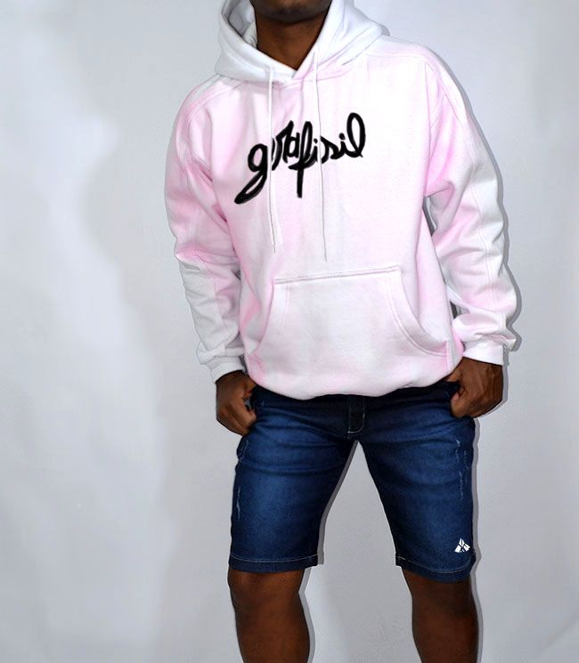 rcklss moletom com capuz pink