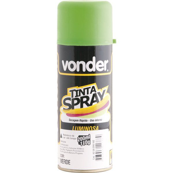 VONDER - Tinta em spray luminosa, verde, com 200 ml - Geyer Wood
