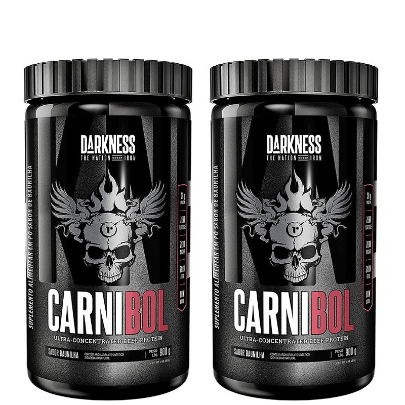 Carnibol Zero lactose - Darkenss 2X900g - WW CURITIBA SUPLEMENTOS