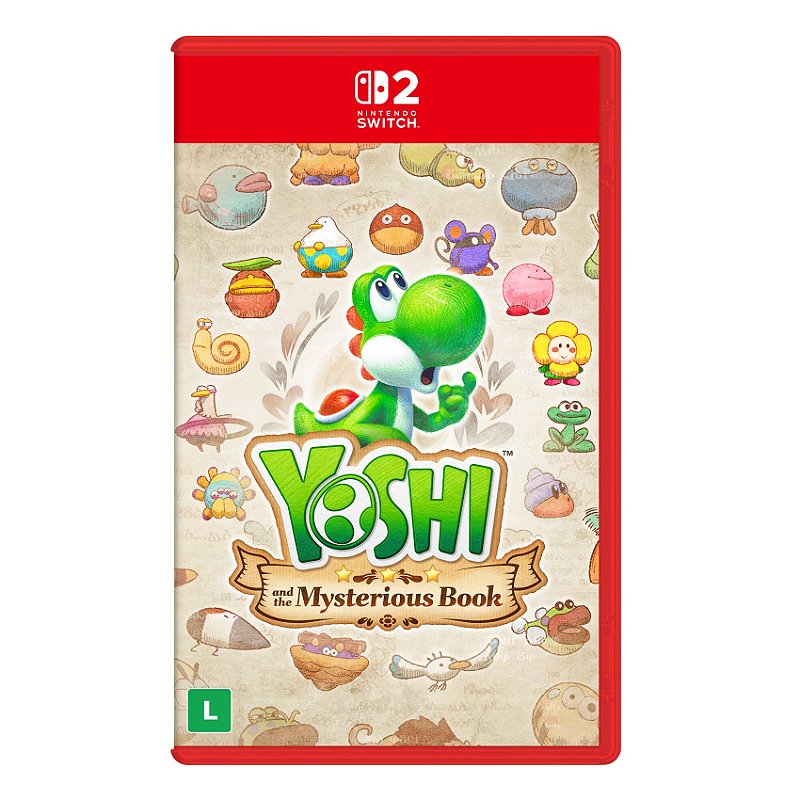 Yoshi and the Mysterious Book Nintendo Switch 2 - Cadê Meu Jogo