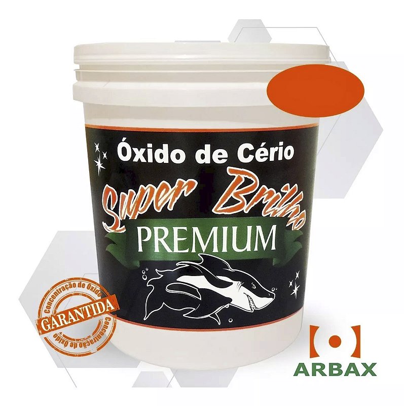 Oxido de Cerio Super Brilho Premium Arbax Branco 85% - Euro Rogers Reparo  de Parabrisas