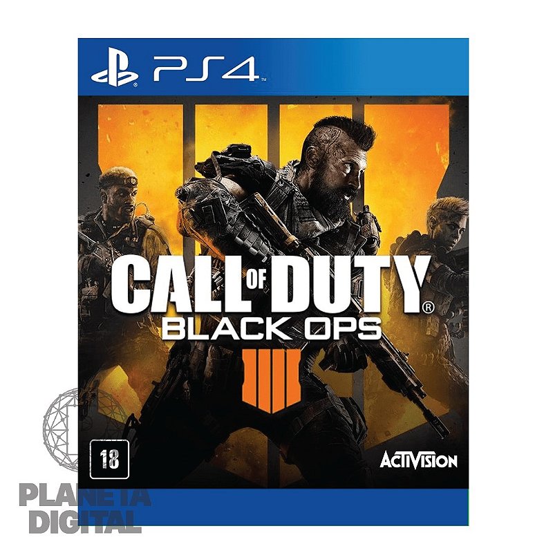 Jodo Call Of Duty: Black Ops 4 para PS4 Tiro Ação Multijogador Blackout -  ACTIVISION - Loja Planeta Digital