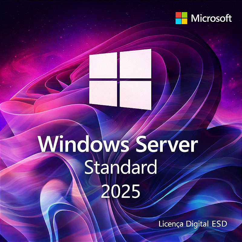 MICROSOFT WINDOWS SERVER 2025 STDANDARD ESD- 16 CORE - Ativando