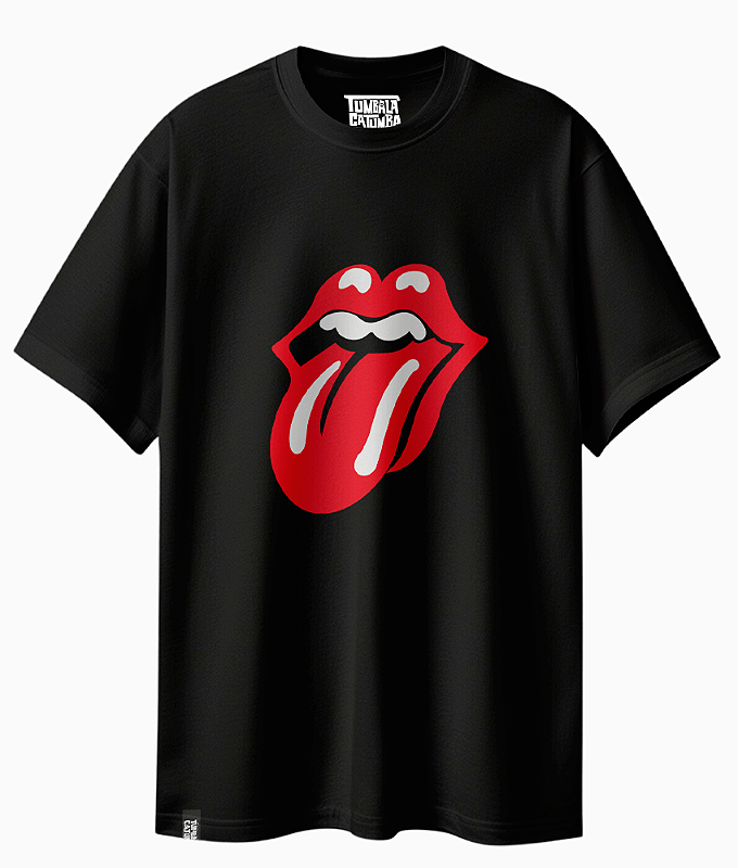 Camiseta Rolling Stones - Rock Clássico e Língua Icônica