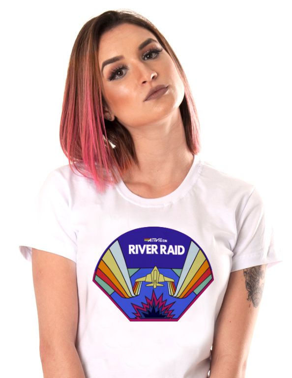 Camiseta River Raid Atari Activision - Retro Games