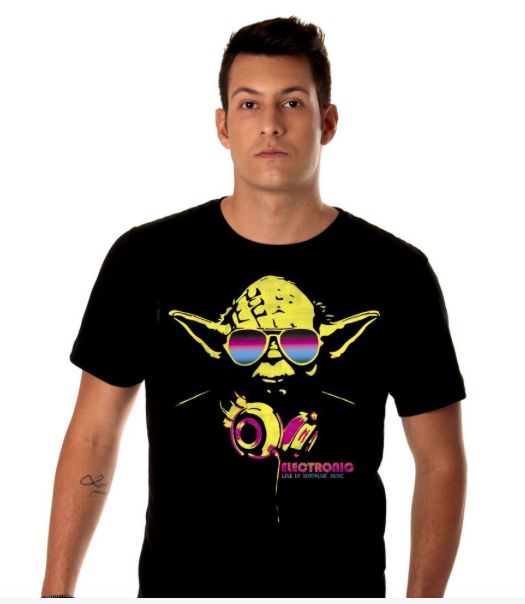 Camiseta mestre yoda Clearance