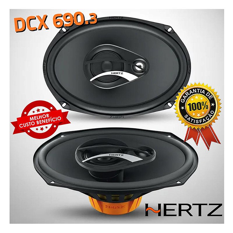 Par Alto Falantes Coaxial Hertz Dcx 690.3 6x9