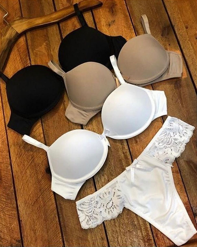 CONJUNTO BRANCO BASICO LISO