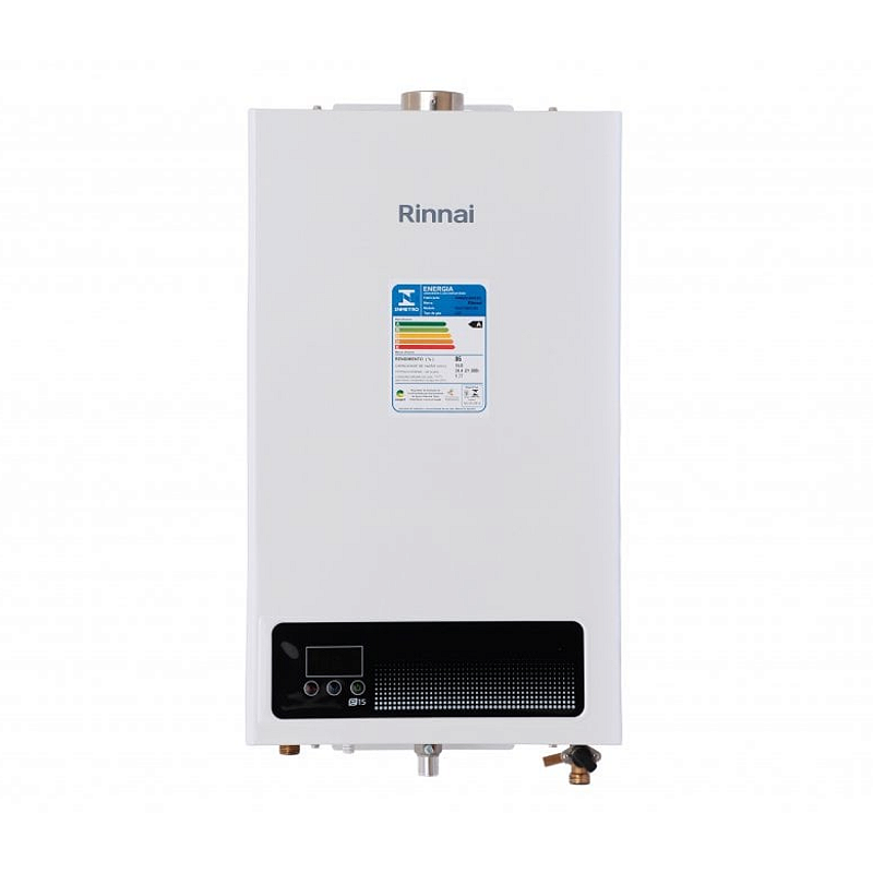 Aquecedor a gás Rinnai E15 - 15 litros - GN ou GLP - Aquecedor a gás ...