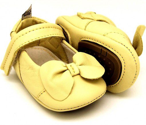 SAPATINHO MAC BEBÊ EM COURO - ALICIA AMARELO - COMPRE EM 4X SEM JUROS! -  joopeebabykids