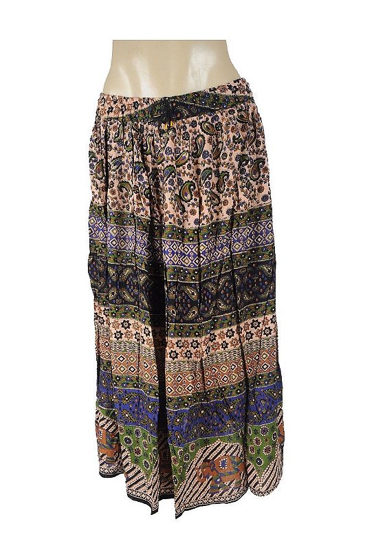 maiô com saia longa