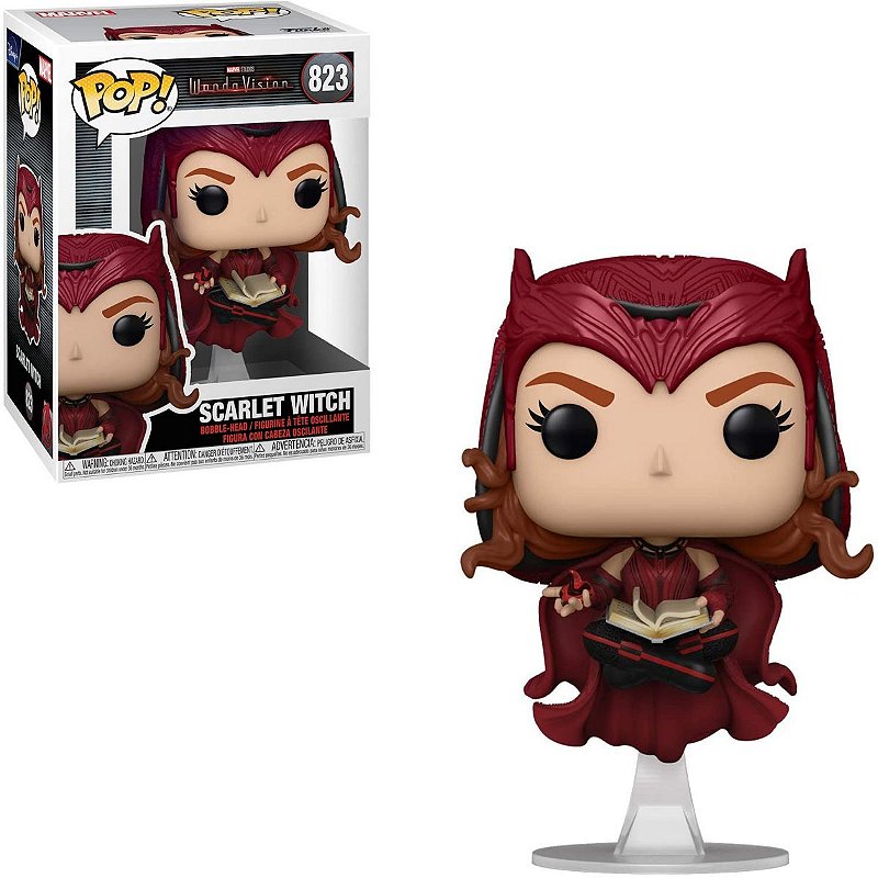 Funko Pop Marvel WandaVision 823 Scarlet Witch - Game Games - A