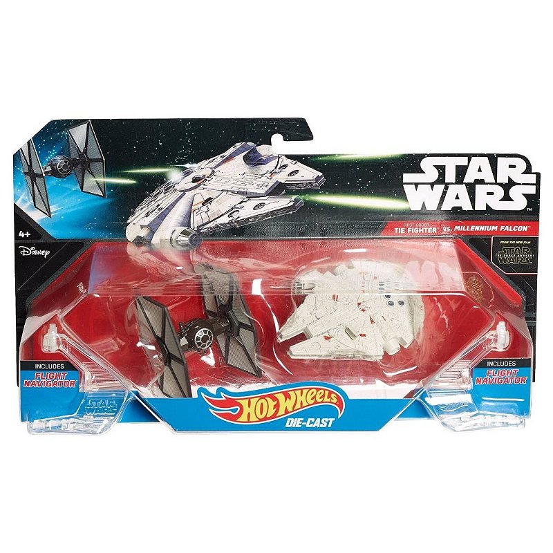 Hot Wheels Star Wars Tie Fighter vs. Millennium Falcon - Game
