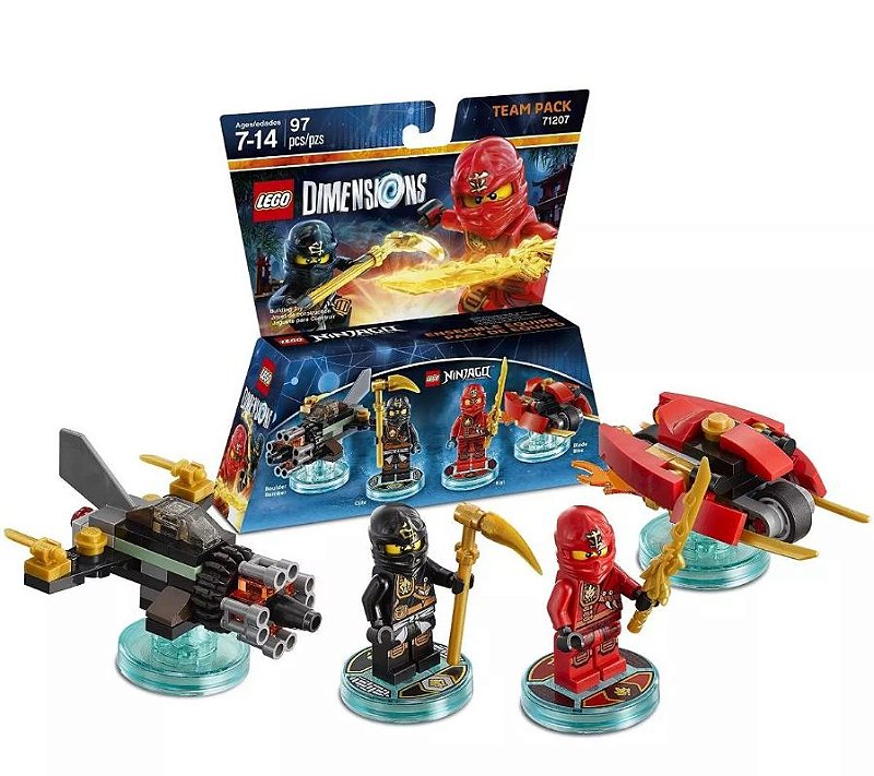 Ninjago Team Pack - Lego Dimensions - Game Games - A Loja Mais POP