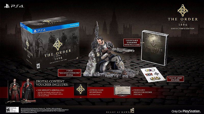 The Order: 1886 Collector's Edition PS4 - Game Games - A Loja Mais