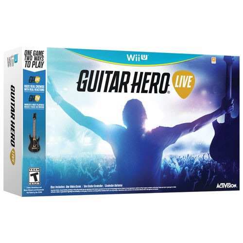 Guitar Hero Live Bundle com Guitarra Wii U Game Games A Loja
