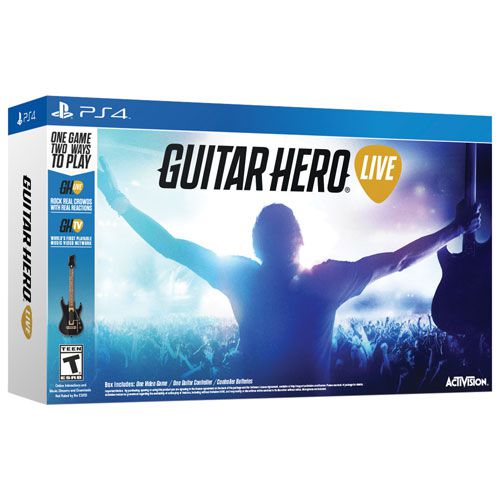 Guitar Hero Live Bundle com Guitarra PS4 - Game Games - A Loja
