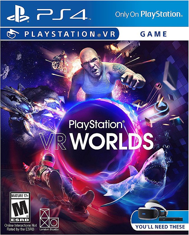 PlayStation VR Worlds - Ps4 VR - Game Games