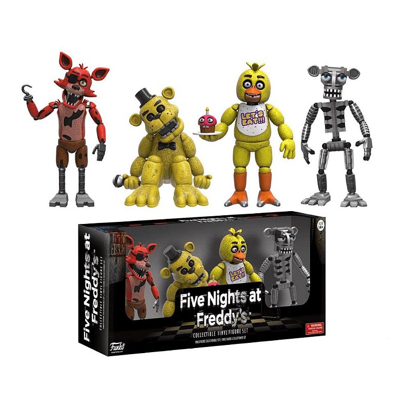 Five Nights at Freddy's 全種フィギュアセット Funko Five Nights at Freddy's Pack: Foxy, Freddy, Chica