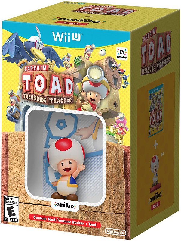 Captain Toad Treasure Tracker + Toad amiibo Wii U - Game Games - A