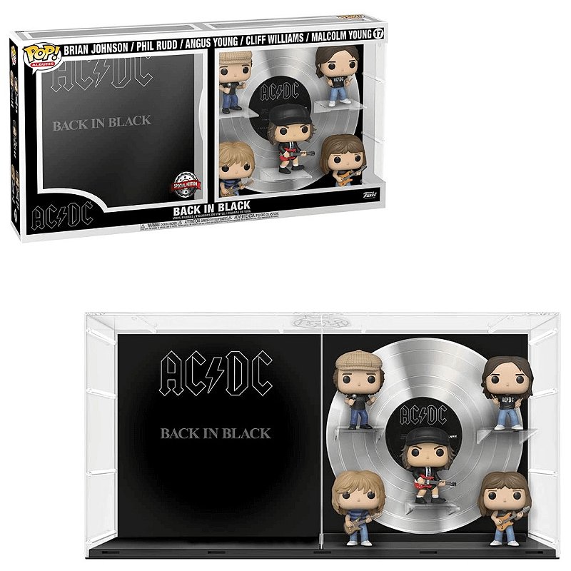 Funko Pop Albums 17 AC/DC Back In Black 5pack - Game Games - A Loja ...