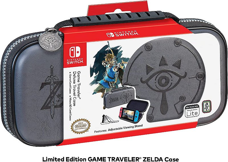 Deluxe Travel Case Zelda Breath of the Wild Eye - Switch, Lite e OLED ...