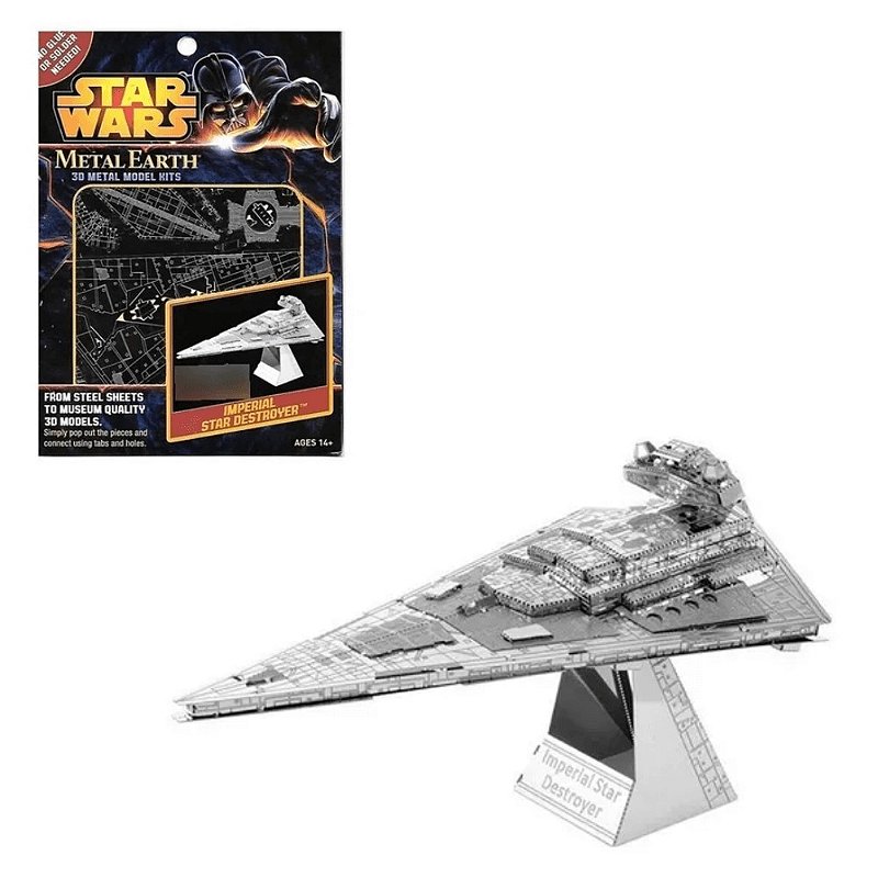 Metal Earth Star Wars Imperial Star Destroyer 3D Metal Kit - Game