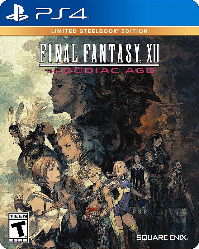 Final Fantasy XII The Zodiac Age Limited Steelbook Edition - PS4