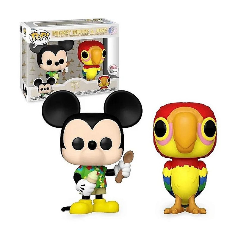 Funko Pop Disney Mickey and Jose 2-pack - Game Games - A Loja Mais