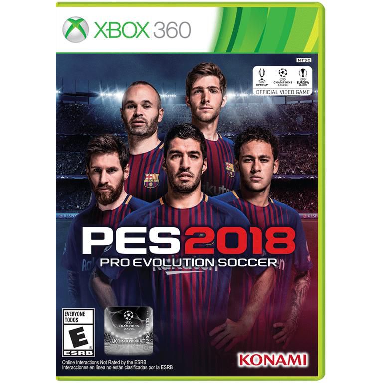 Pro Evolution Soccer 2018 - PES 2018 - Xbox 360 - Game Games - Loja de  Games Online | Compre Video Games
