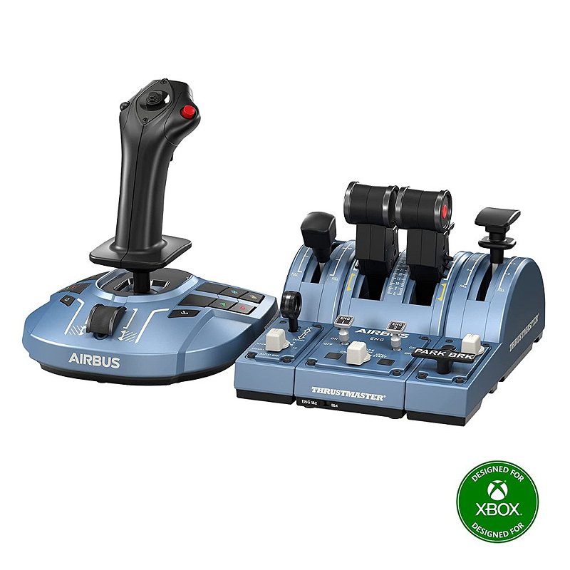 PC用ゲームコントローラー・コンバーター Thrustmaster TCA AirbusEdition + Rudder Thrustmaster TCA Captain Pack Airbus X - Xbox Series X/S, PC