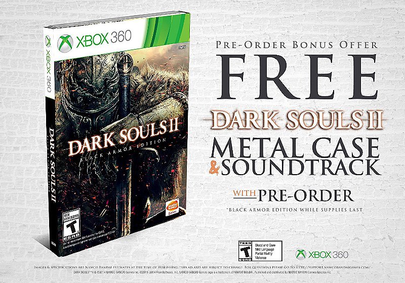 DARK SOULS II Xbox 360 コレクターズエディション Dark Souls II Black Armor Edition - Xbox 360 - Game Games - A Loja