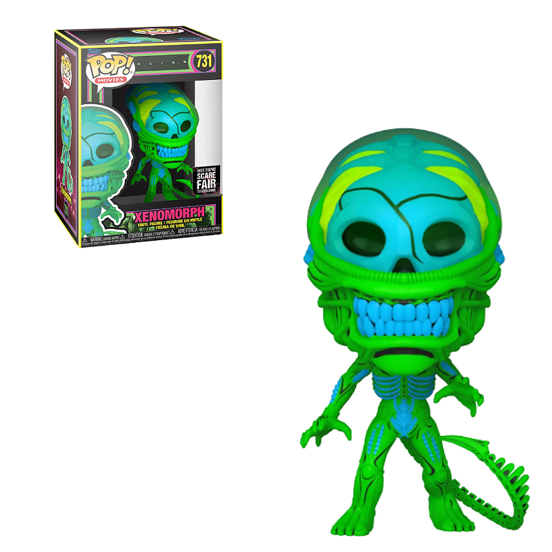 Funko Pop Aliens 731 Xenomorph Blacklight HT Scare Fair - Game