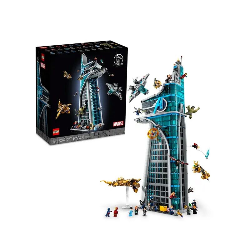 towerの
ゴミ箱 LEGO Avengers Tower 76269 (5201 peças) - Game Games - A Loja Mais