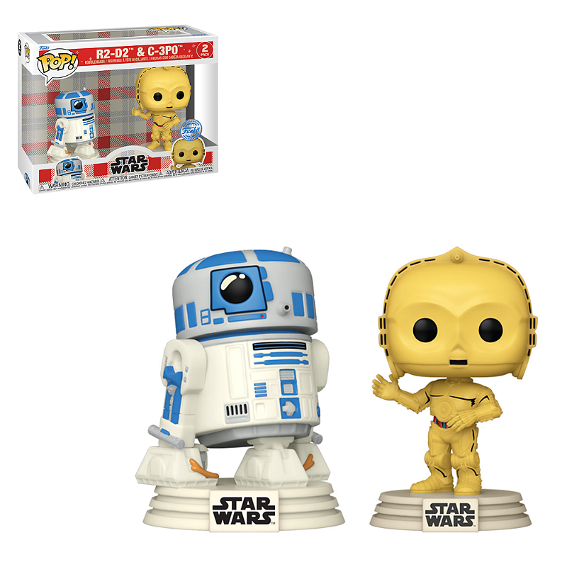 Funko Pop Star Wars Retro R2-D2 & C-3PO 2-Pack - Game Games - A