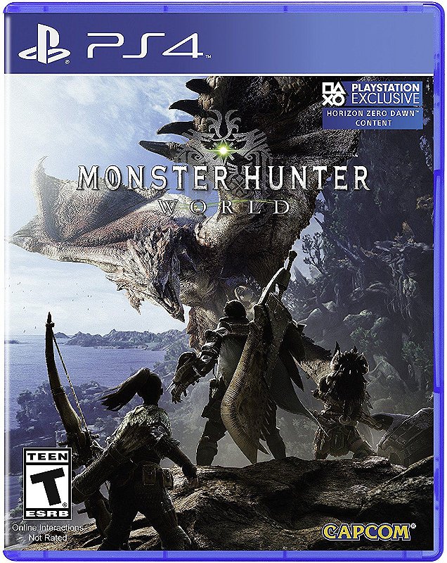 Monster Hunter World - PS4 - Game Games - A Loja Mais POP do