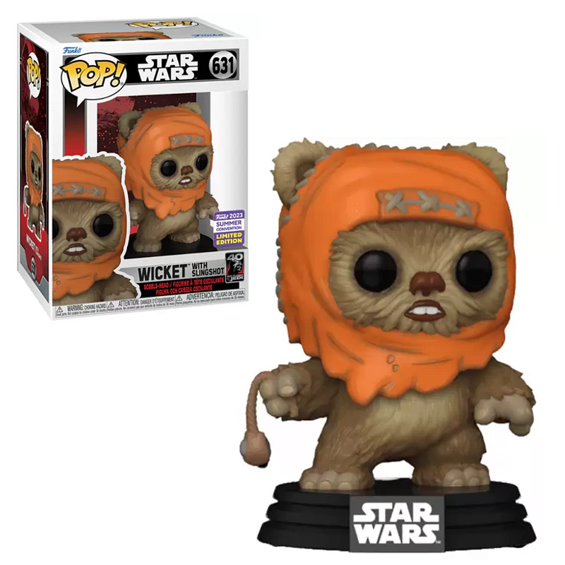 Funko Pop Star Wars Return of The Jedi 631 Wicket Slingshot - Game