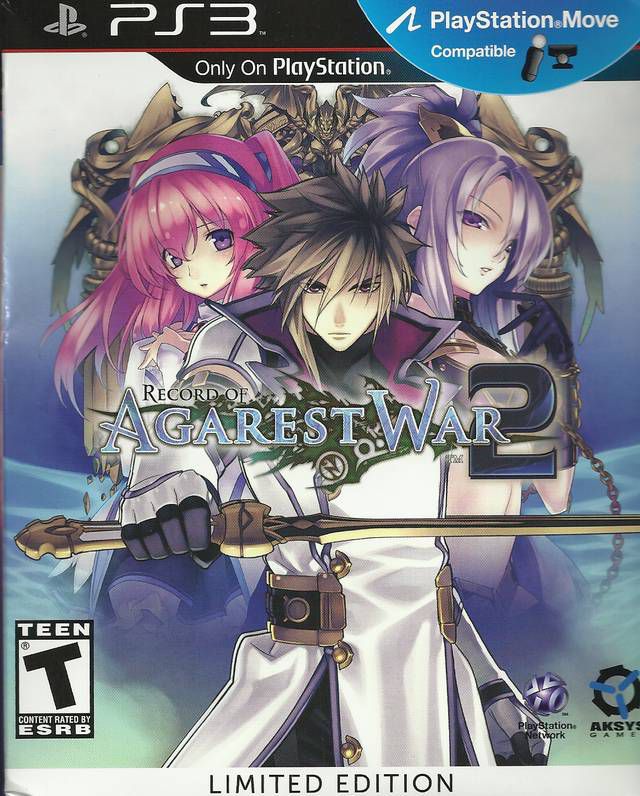 Record Of Agarest War 2 Limited Edition PS3 Game Games A Loja
