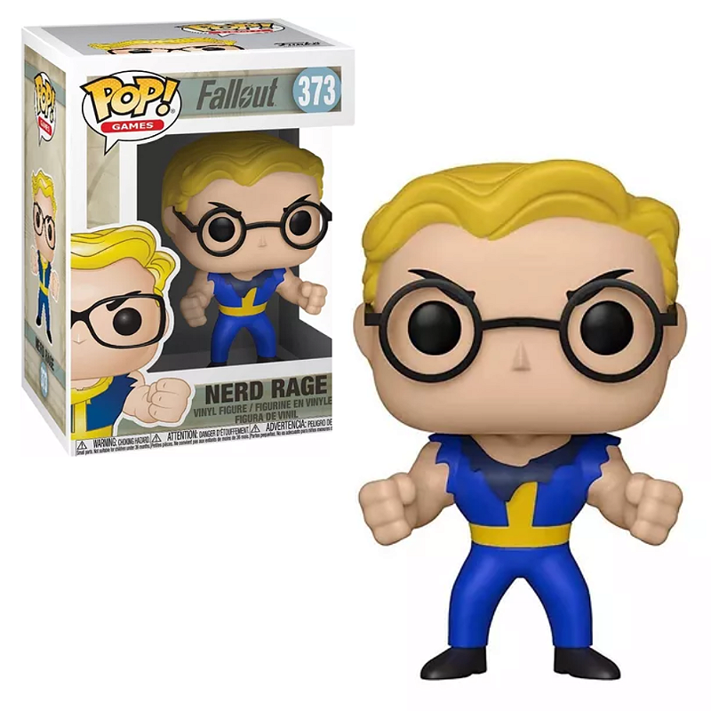 Funko Pop Fallout 373 Nerd Rage Vault Boy - Game Games - A Loja