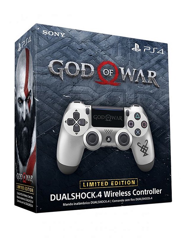 Controle DualShock 4 Limited Edition God of War - PS4 - Game Games - Loja  de Games Online | Compre Video Games