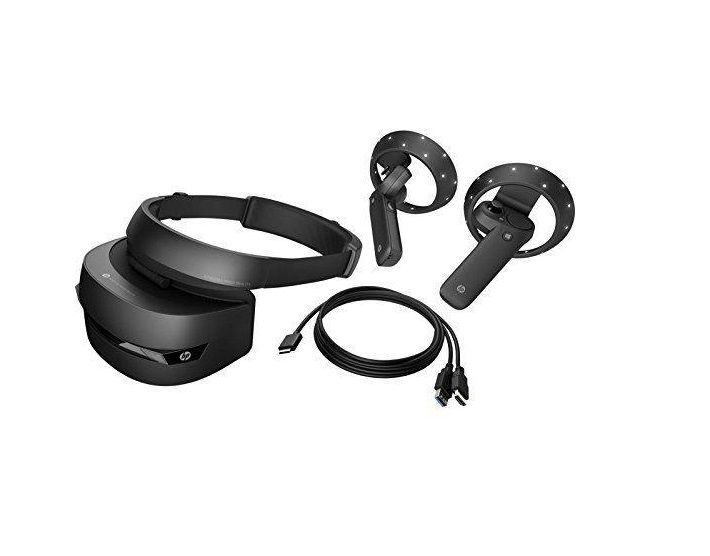 HP Mixed Virtual Reality Headset VR + Controllers for Windows - Game ...
