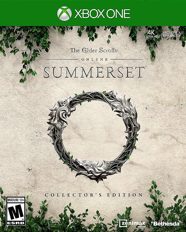 The Elder Scrolls Online Summerset Collectors Edition Xbox One - Game ...
