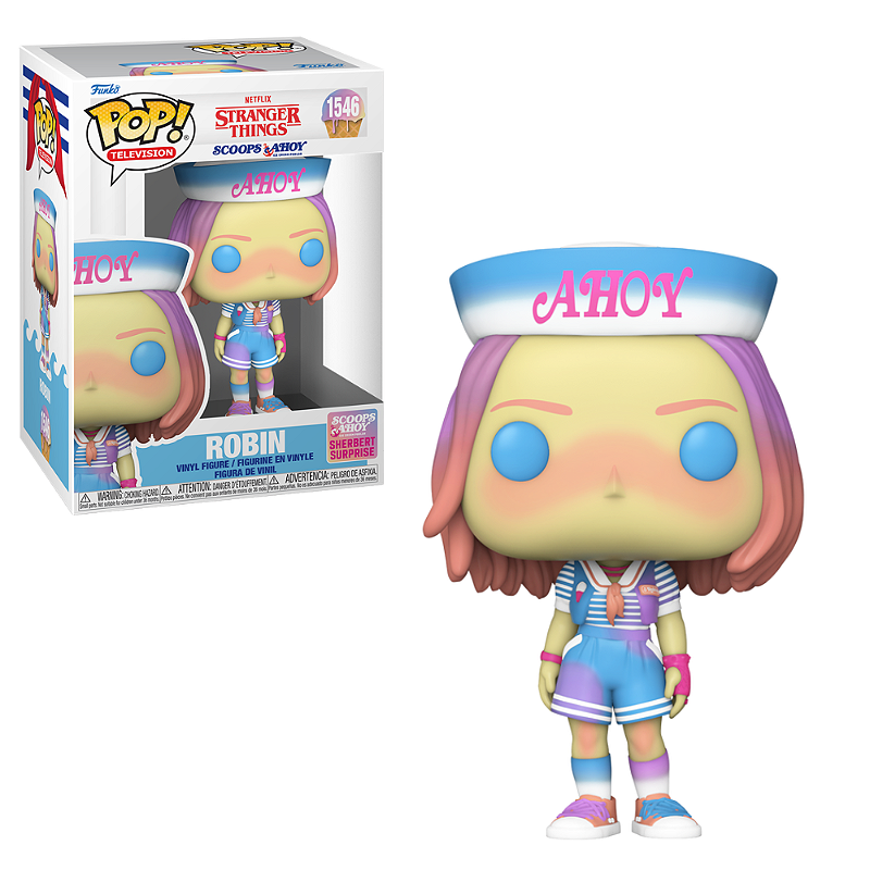 funko pop ストレンジャーシングス ロビン アホイ Funko Pop Stranger Things 1546 Robin (Scoops Ahoy) - Game Games